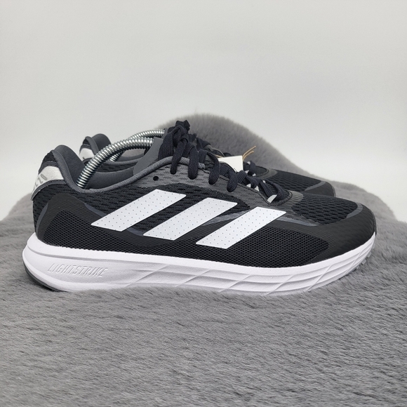 Adidas Adizero Adios 6 Black White Men's Running Shoes - Picture 4 of 7